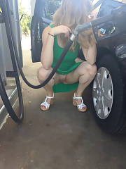 Filling Up And Checking Tyres