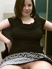 Up-skirt Vagina