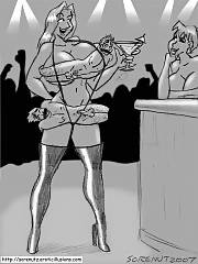 MaleWEAR Tub Top And Mini Skirt