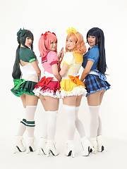 Gotta Love Those Short Skirt Cosplay Costumes