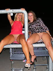 Under Skirt Mature Cunt