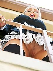 mature young flashing public