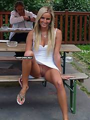 panties walk public flashing
