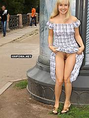panties show public outdoors