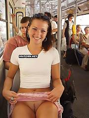 mature exposing public