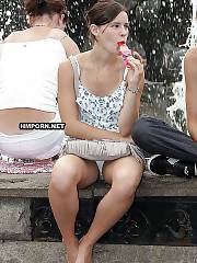 panties flashing skirt public