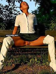 panties skirt show public