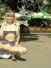 flashing skirt public panties
