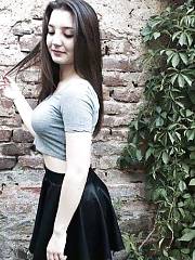 Teen Brunette Skirt