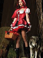Chamaca Caperuza Con Lobo
