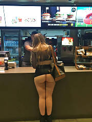 Public Upskirt Butt