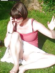 Amateur Public Up-skirt Vagina