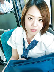 Schoolgirl Yuna Satsuki Gang Fucked In Public