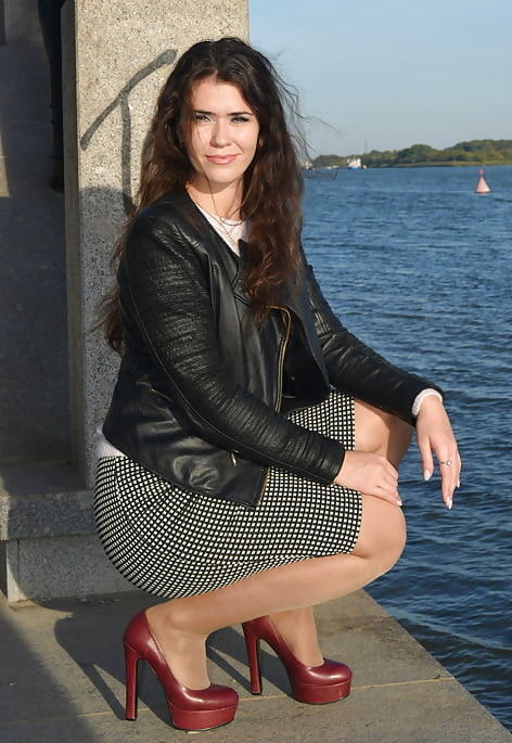 Nice Amateur Posing Outdoors