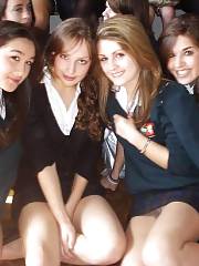 Descuido De Colegialas