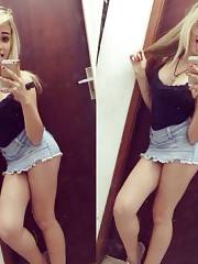 Blondie Amateur Short Skirt