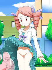 Skirt Kicked Up In Public