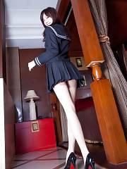 Short Skirt And Long Legs