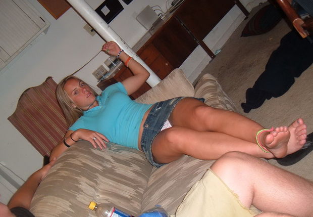Caught Looking Up Her Skirt