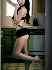 Oriental Cutie Girlie With Sexual Skirt