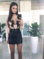 Mini Skirt Selfie