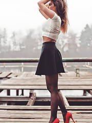 Sexy Insta Girl Posing Outdoors