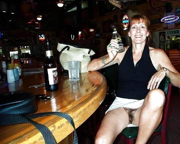 Up-skirt Unshaved Cunt