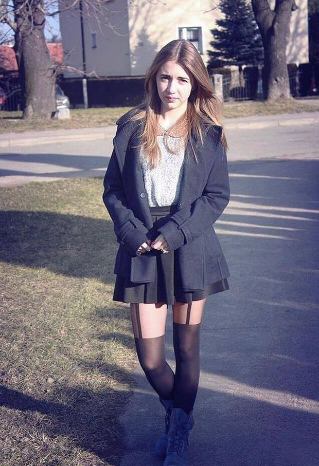 Teen Pantyhose Skirt