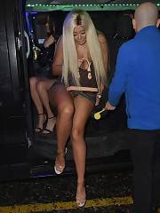 Chloe Ferry Fancy Pantie Up-skirt