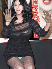 Cher Panty Upskirt