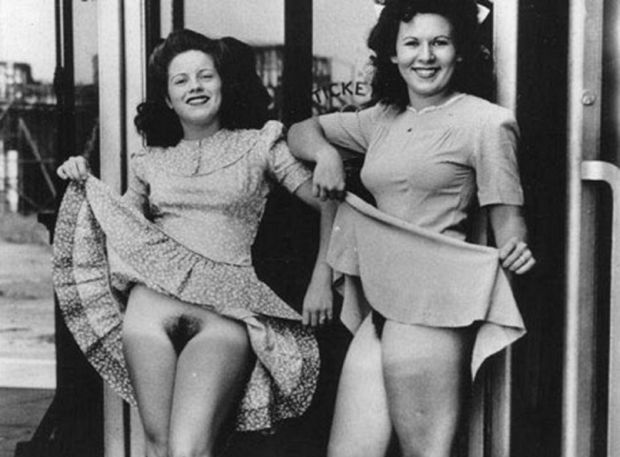 2 OF MY AUNTS LIFT THEIR SKIRTS TO SHOW OFF THEIR Cunts