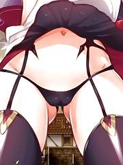 Hentai Upskirt Panties