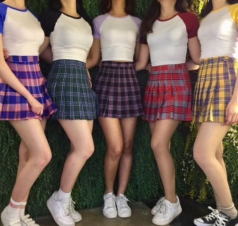 Short Skirted Teenager Parade