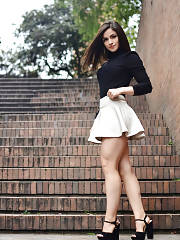 Short Skirt Amazing Legs