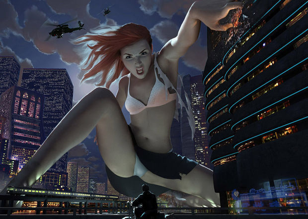 Giantess In Cotton Panties