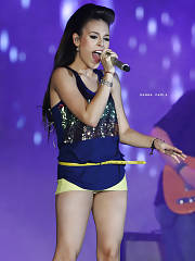 Danna Paola Under Skirt Concert