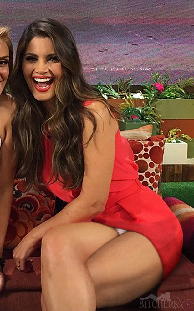 Chiquinquira Delgado REd Upskirt