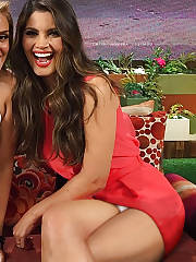 Chiquinquira Delgado REd Upskirt